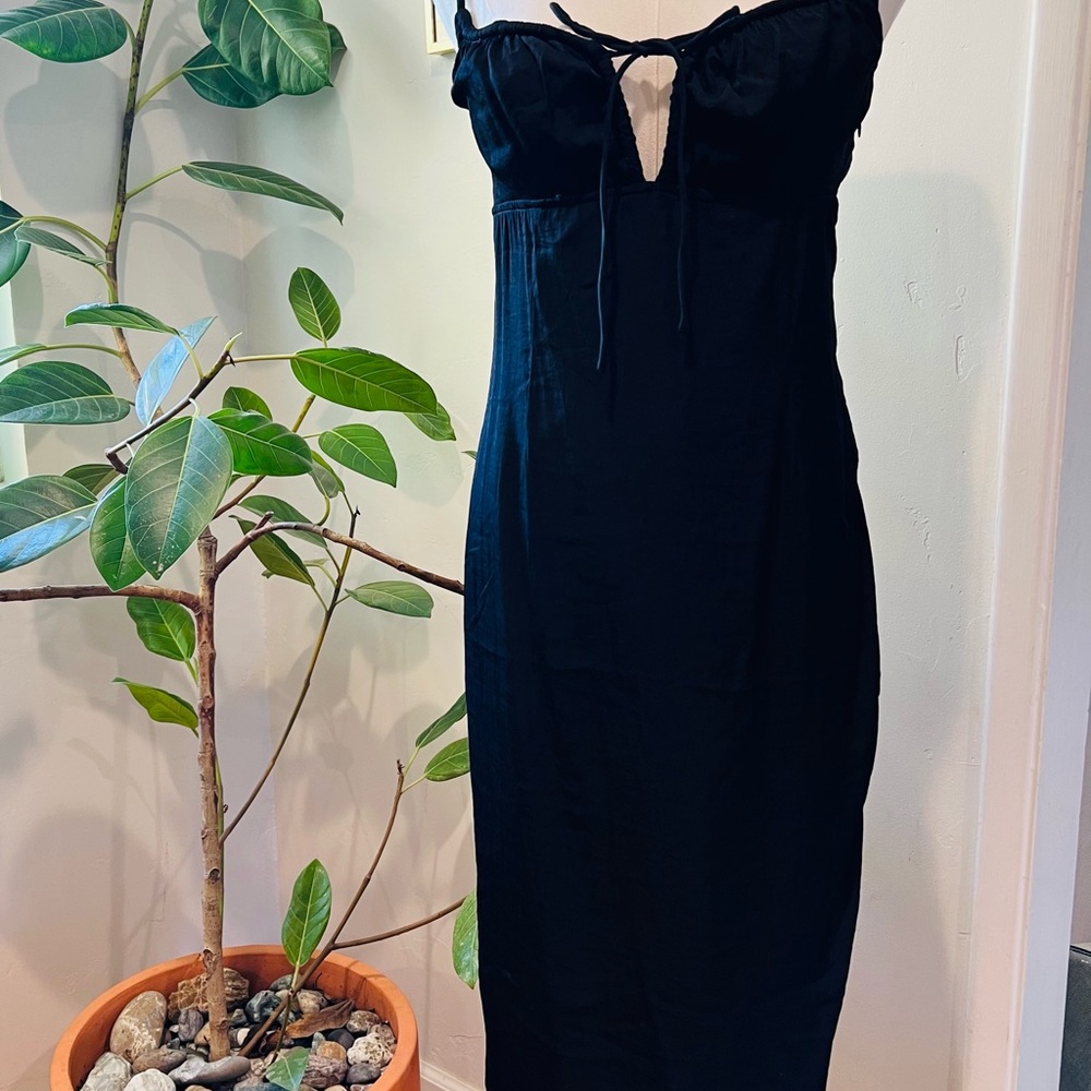 Princess Polly Black Strapless Dress